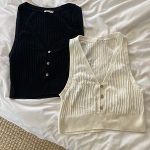 Free people knit tanks- like new